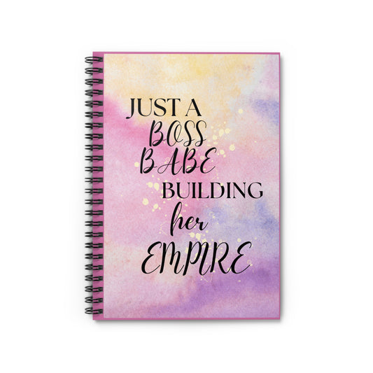 Boss Babe Spiral Notebook - Ruled Line